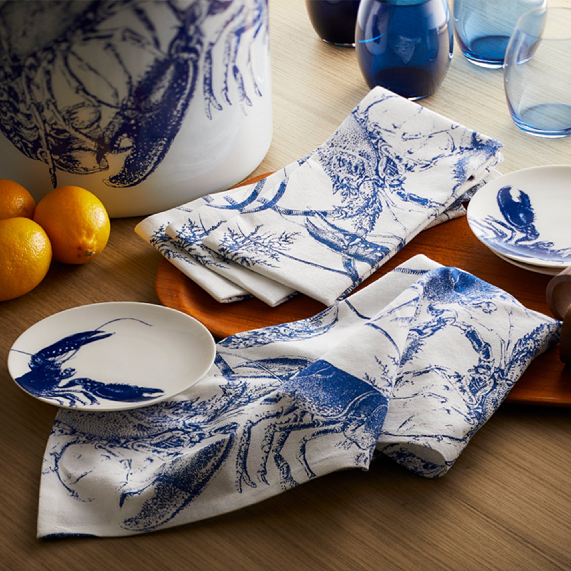 Lobster Dinner Napkins, Set of 4