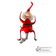 Free Blown Elf “Clang” 6 in clip on- Antik Baubles Christmas Ornament