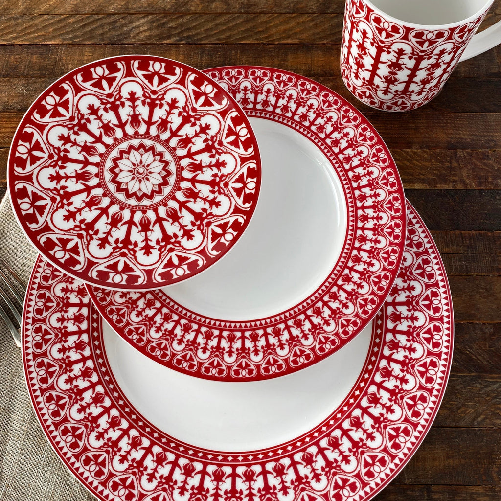 Casablanca Rimmed Dinner Plate