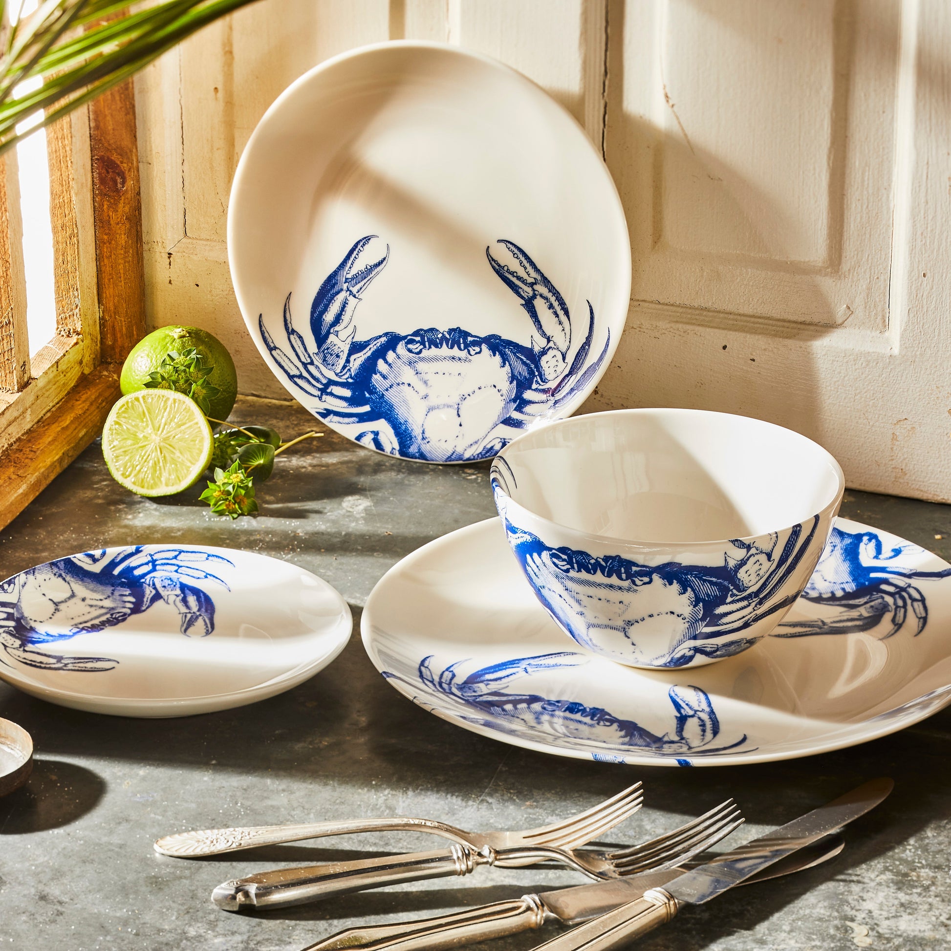 Crab Coupe Dinner Plate