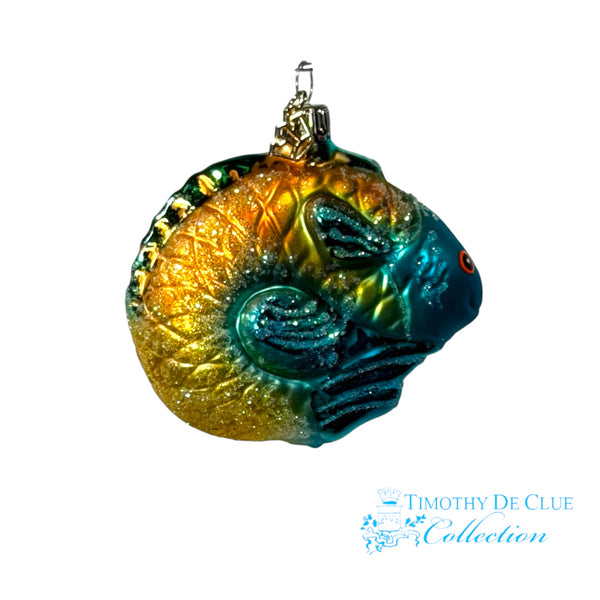 Jingle Gill Fish- German Glass Ornament Christmas Collection