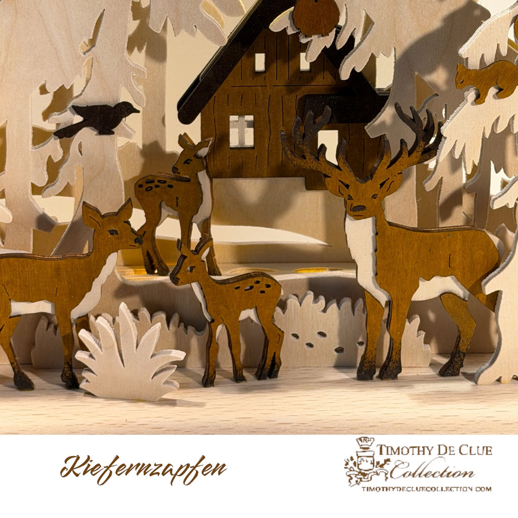 Erzgebirgswald Schwibbogen -German Christmas Collection