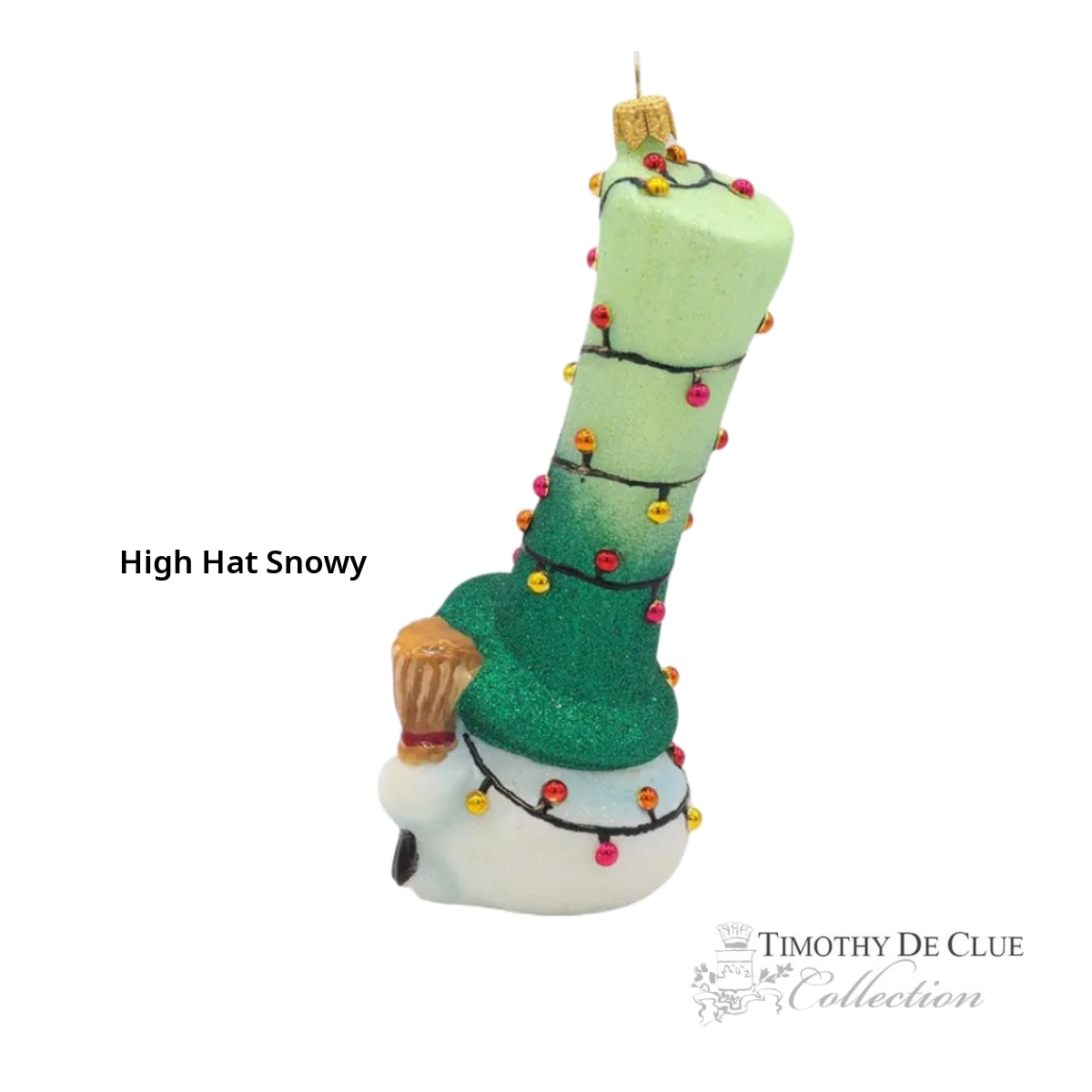 High Hat Snowy 2023 - Timothy De Clue Exclusive Christmas Ornament