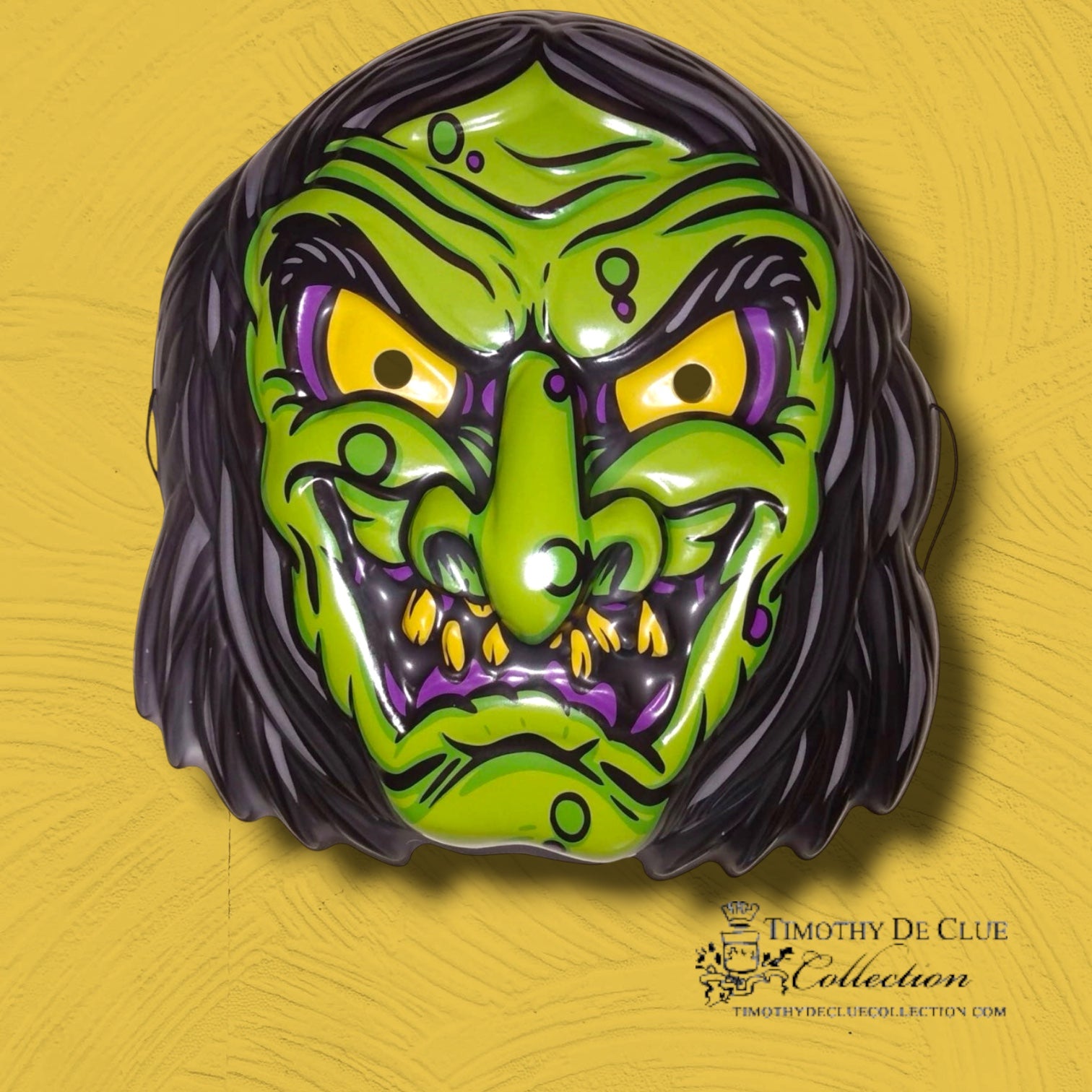 Vintage Inspired  Witches Brew Halloween Mask Decoration