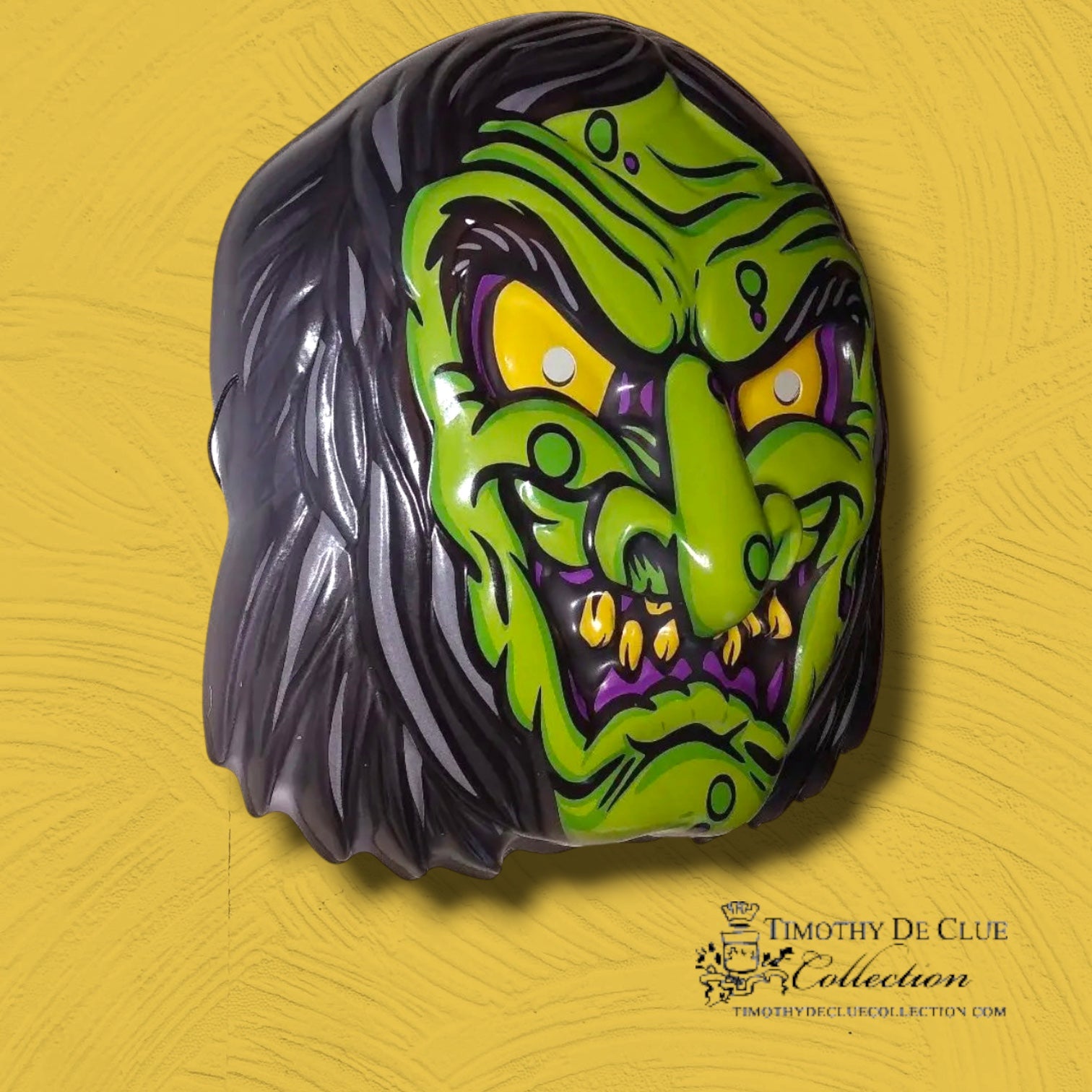Vintage Inspired  Witches Brew Halloween Mask Decoration