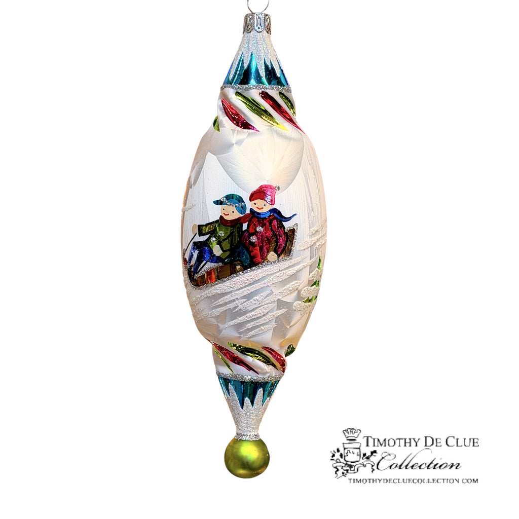 Schnee Fun Tear Drop- Exclusive Christmas Ornament