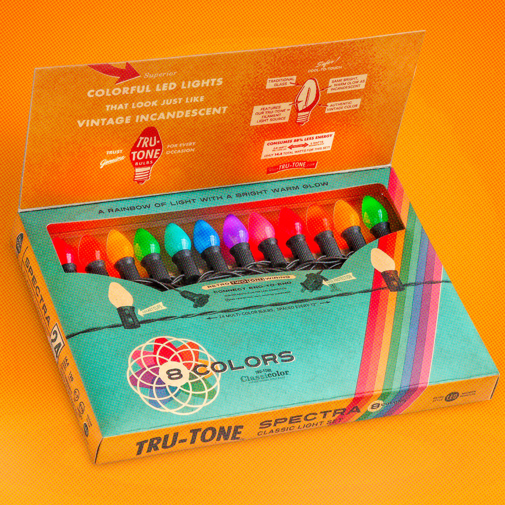 Tru-Tone LED Spectrum Colors -25 Light Set