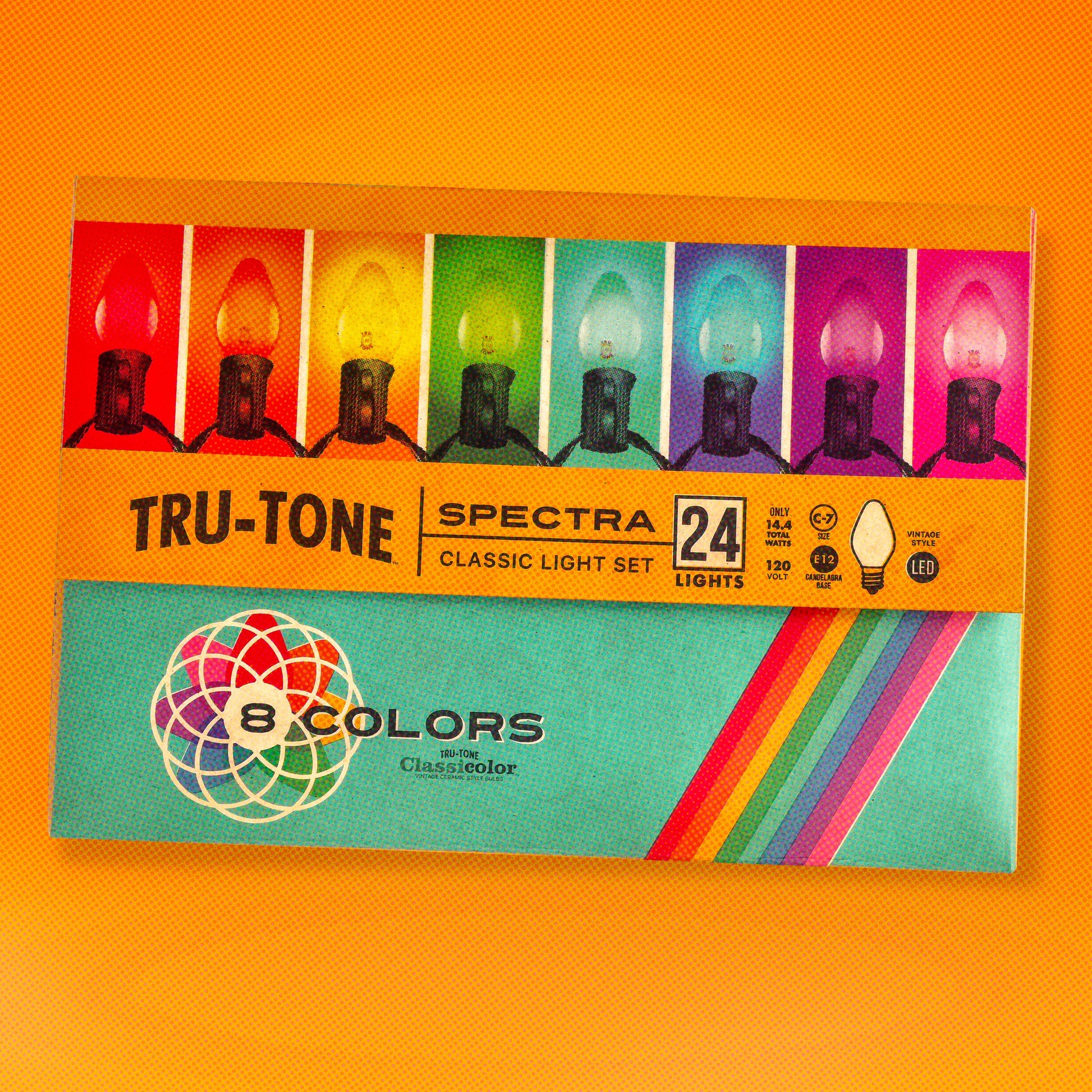 Tru-Tone LED Spectrum Colors -25 Light Set
