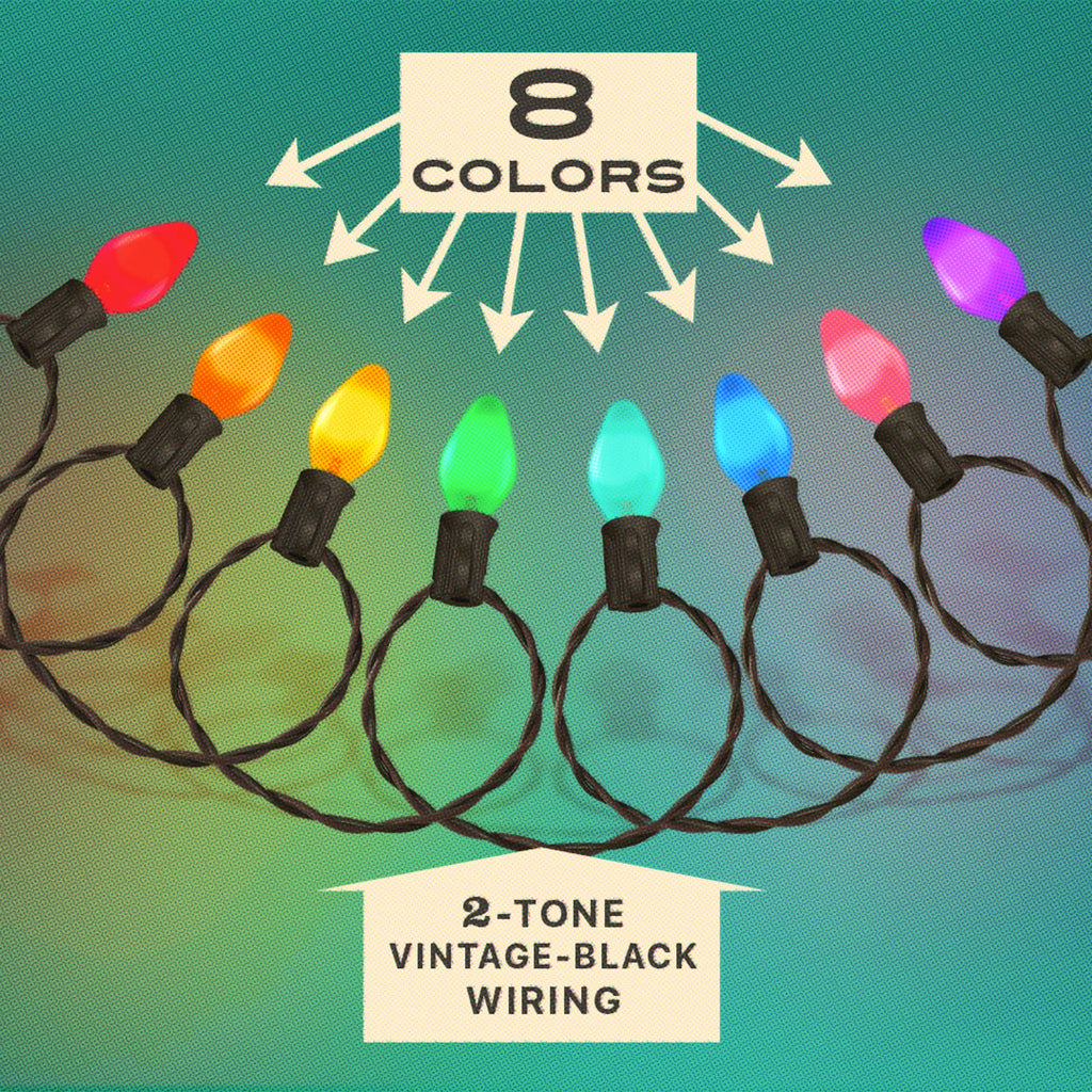 Tru-Tone LED Spectrum Colors -25 Light Set