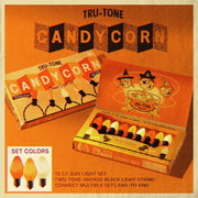 Tru-Tone LED Candy Corn Halloween Colors -10 Light Set