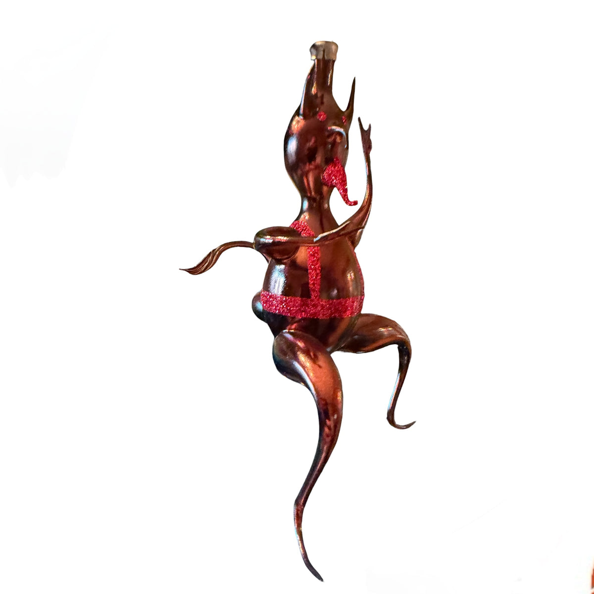 Free Blown Baron Von KRAMPUS Christmas Ornament
