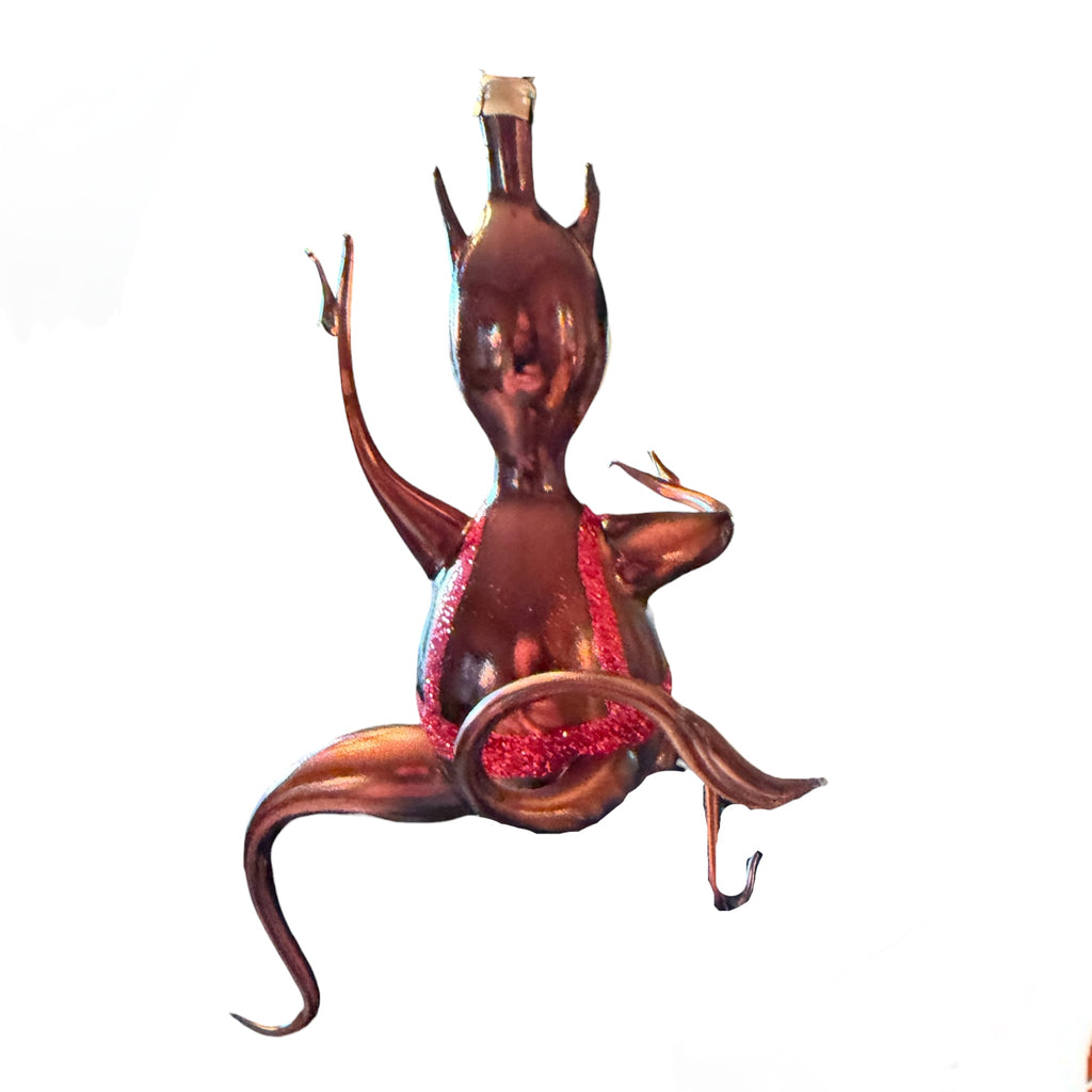 Free Blown Baron Von KRAMPUS Christmas Ornament