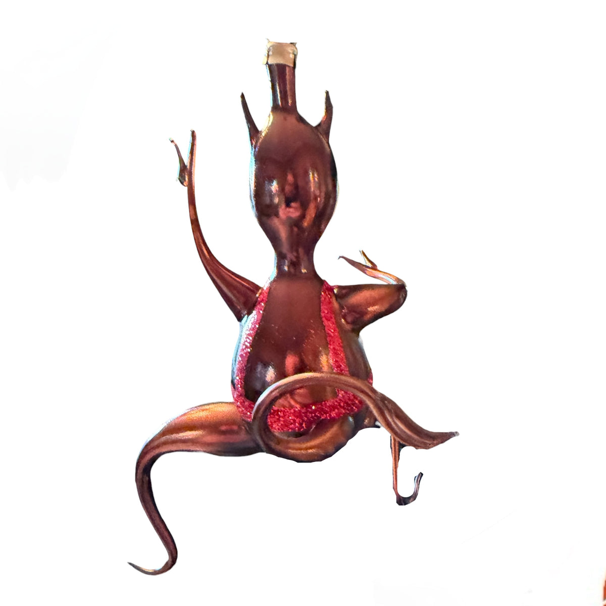 Free Blown Baron Von KRAMPUS Christmas Ornament