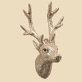 Champagne Glitter Deer Ornament