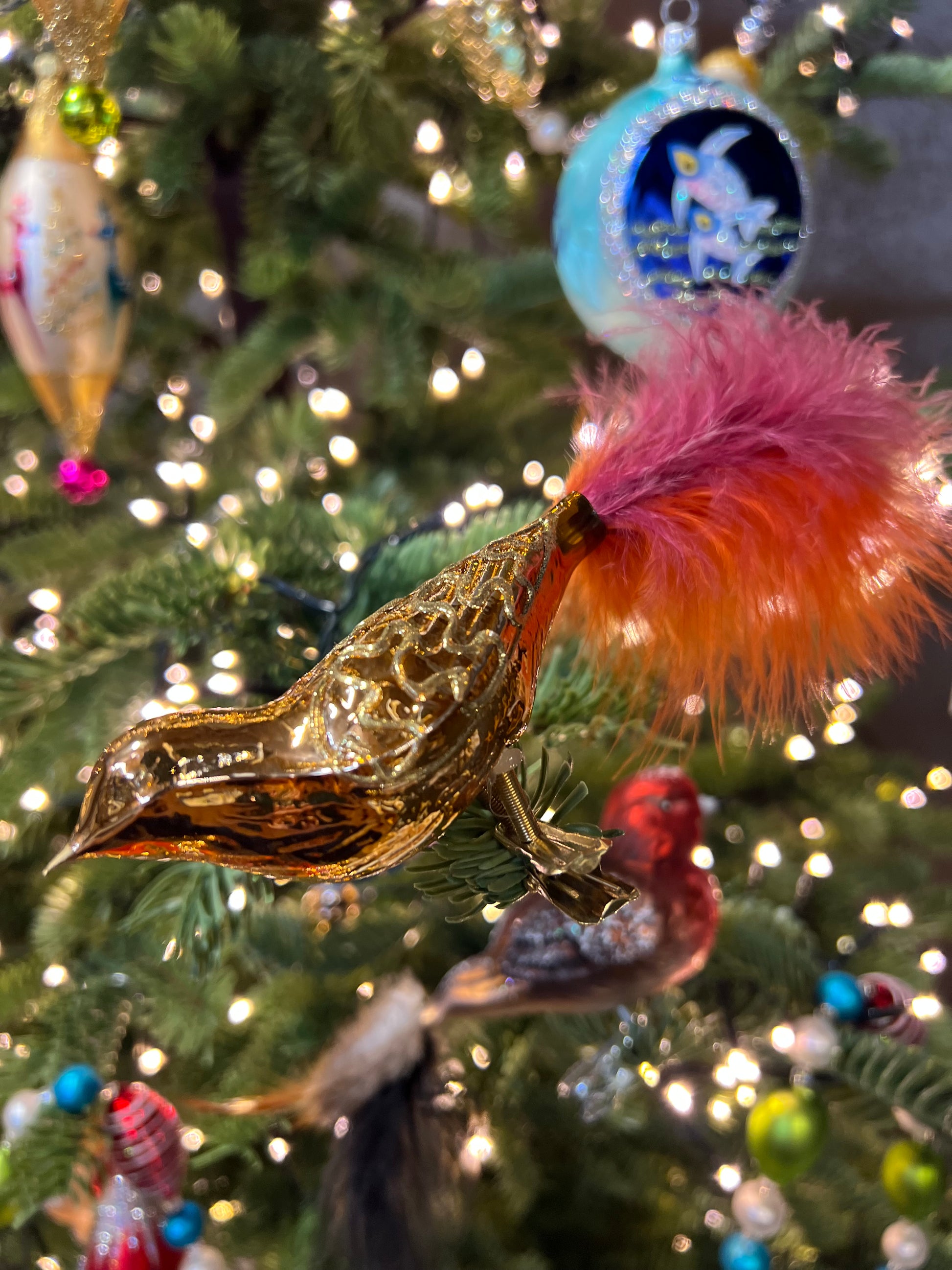 Sample AA Bird Clip / Christmas Ornament