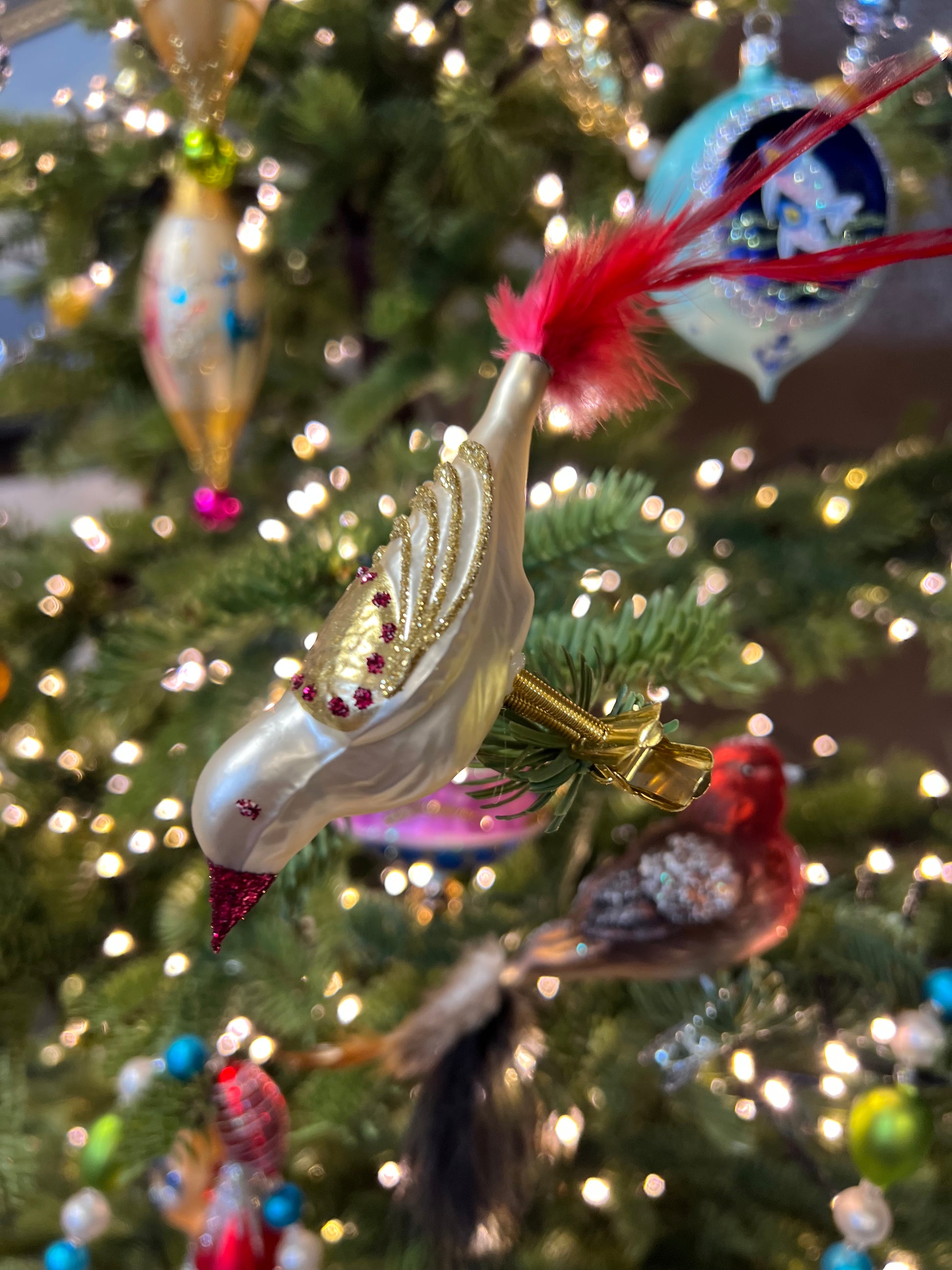 Sample B4 B Bird Clip / Christmas Ornament