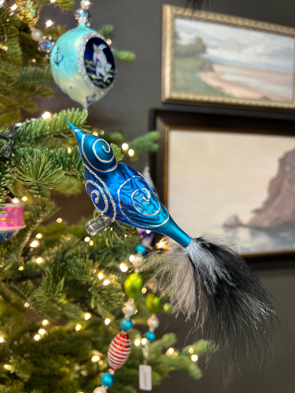 Sample C2 C Bird Clip / Christmas Ornament