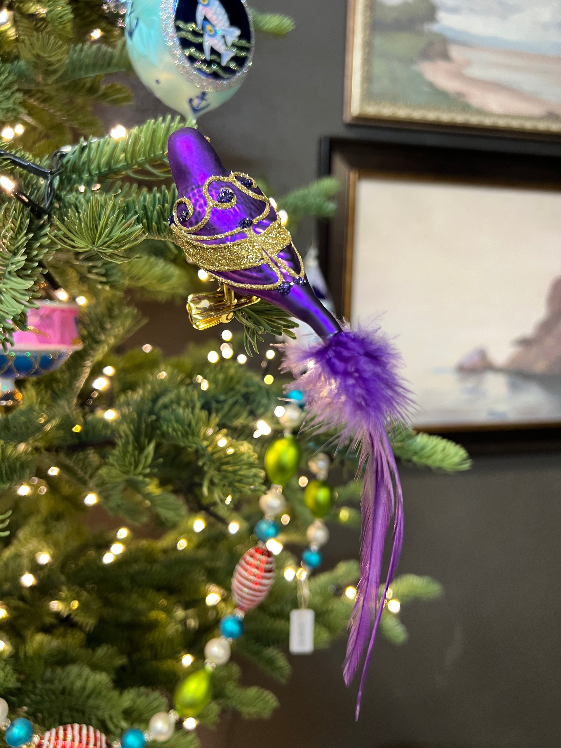 Sample B4 B Bird Clip / Christmas Ornament