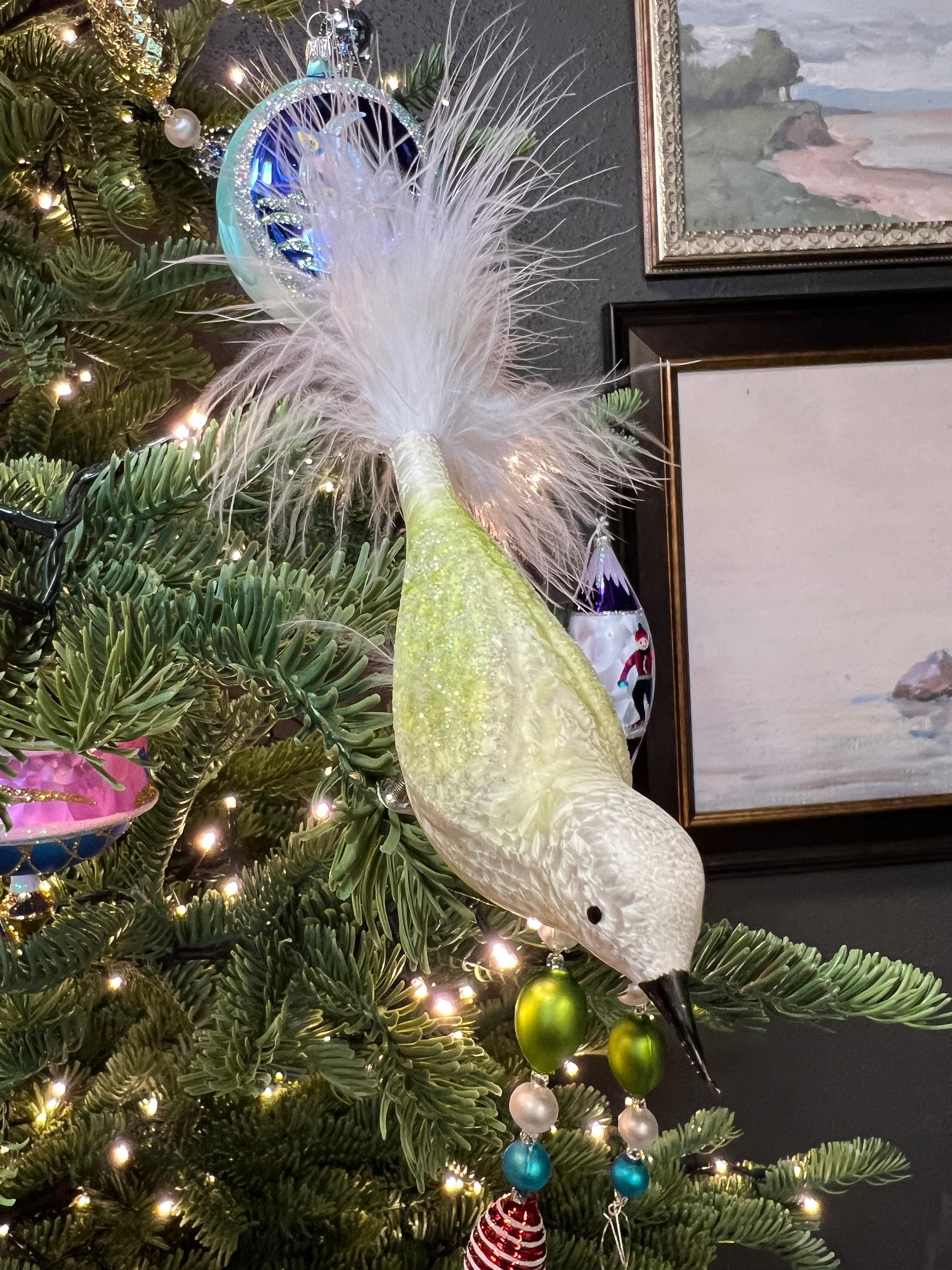Sample B4 E Bird Clip / Christmas Ornament