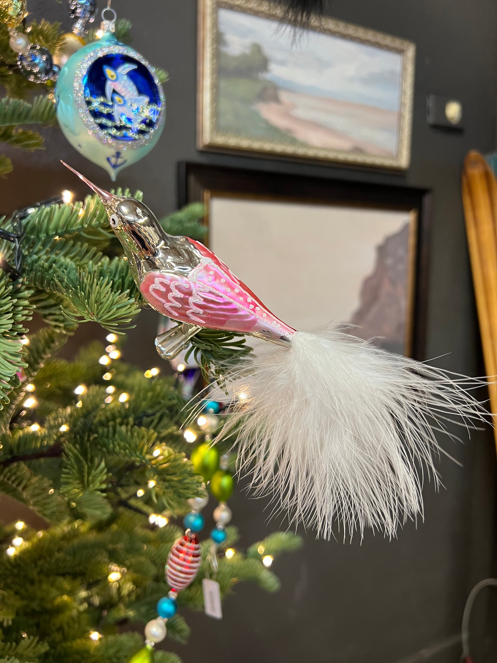 Sample B4 F Bird Clip / Christmas Ornament