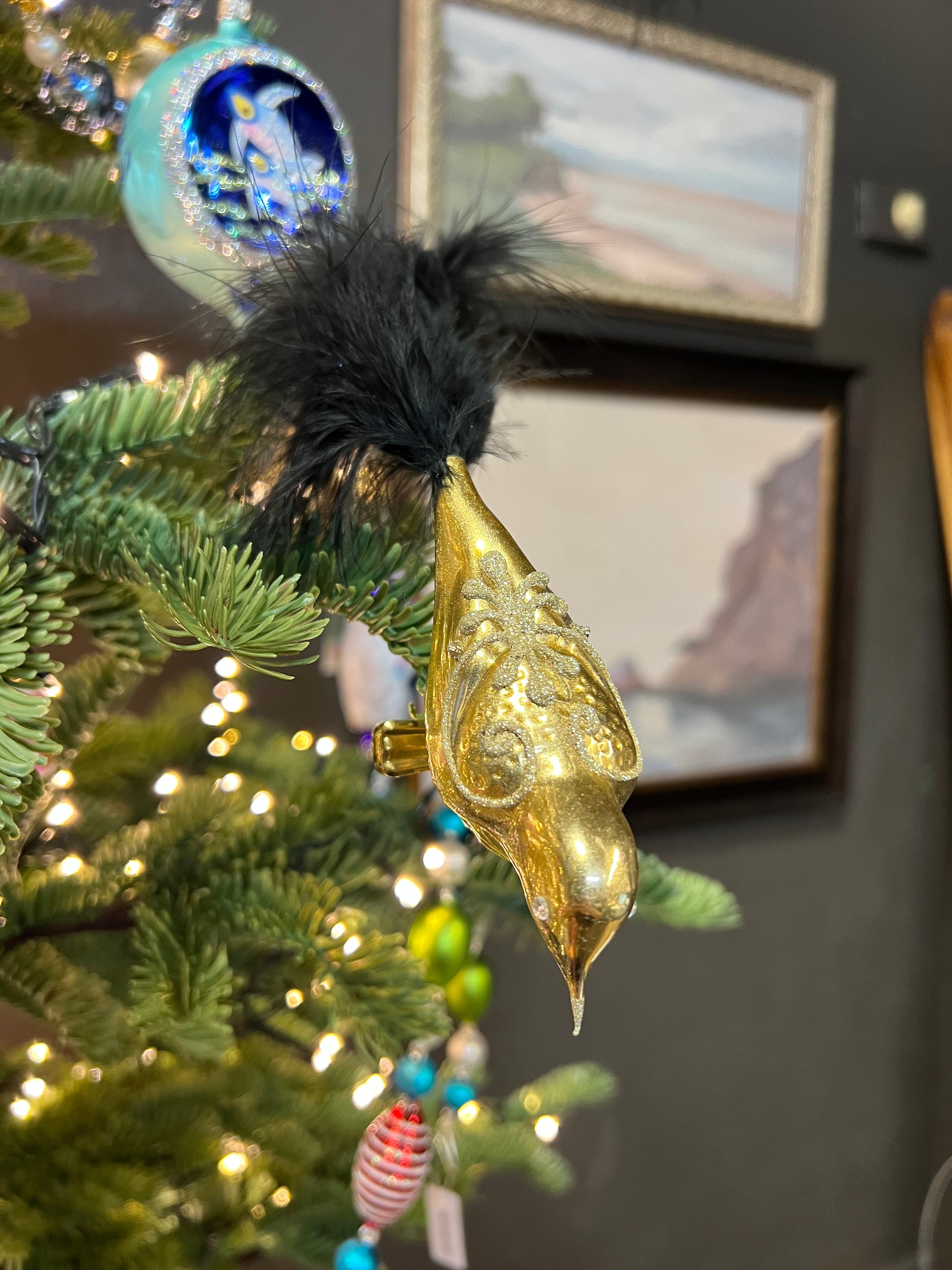 Sample A14 F Bird Clip / Christmas Ornament