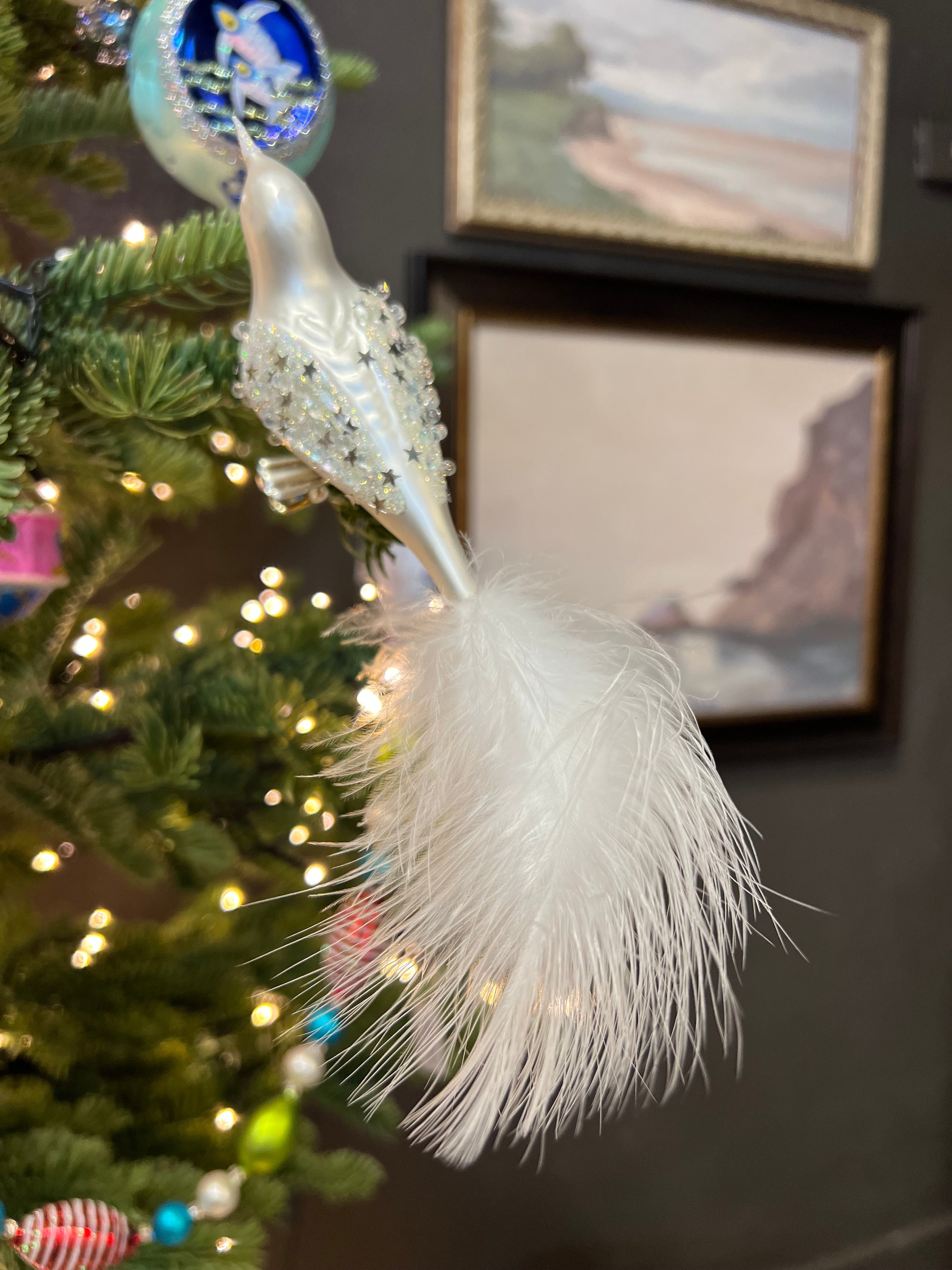 Sample A14 G Bird Clip / Christmas Ornament