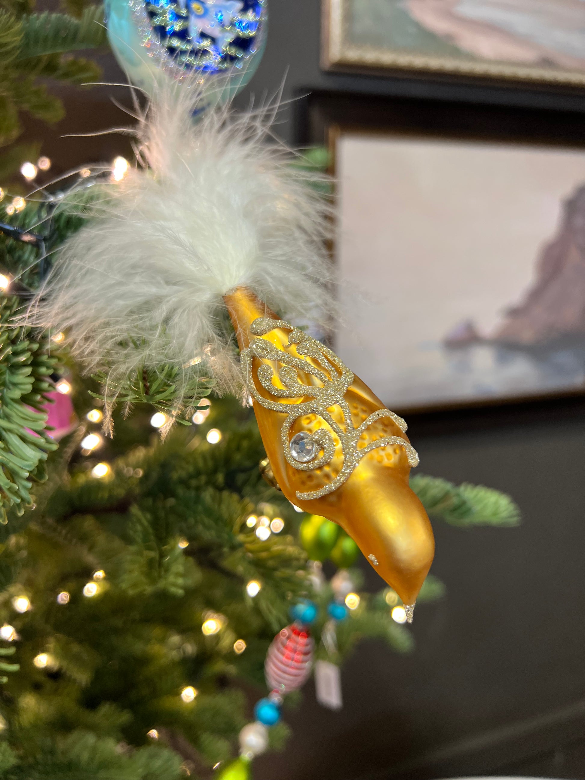 Sample A14 H Bird Clip / Christmas Ornament