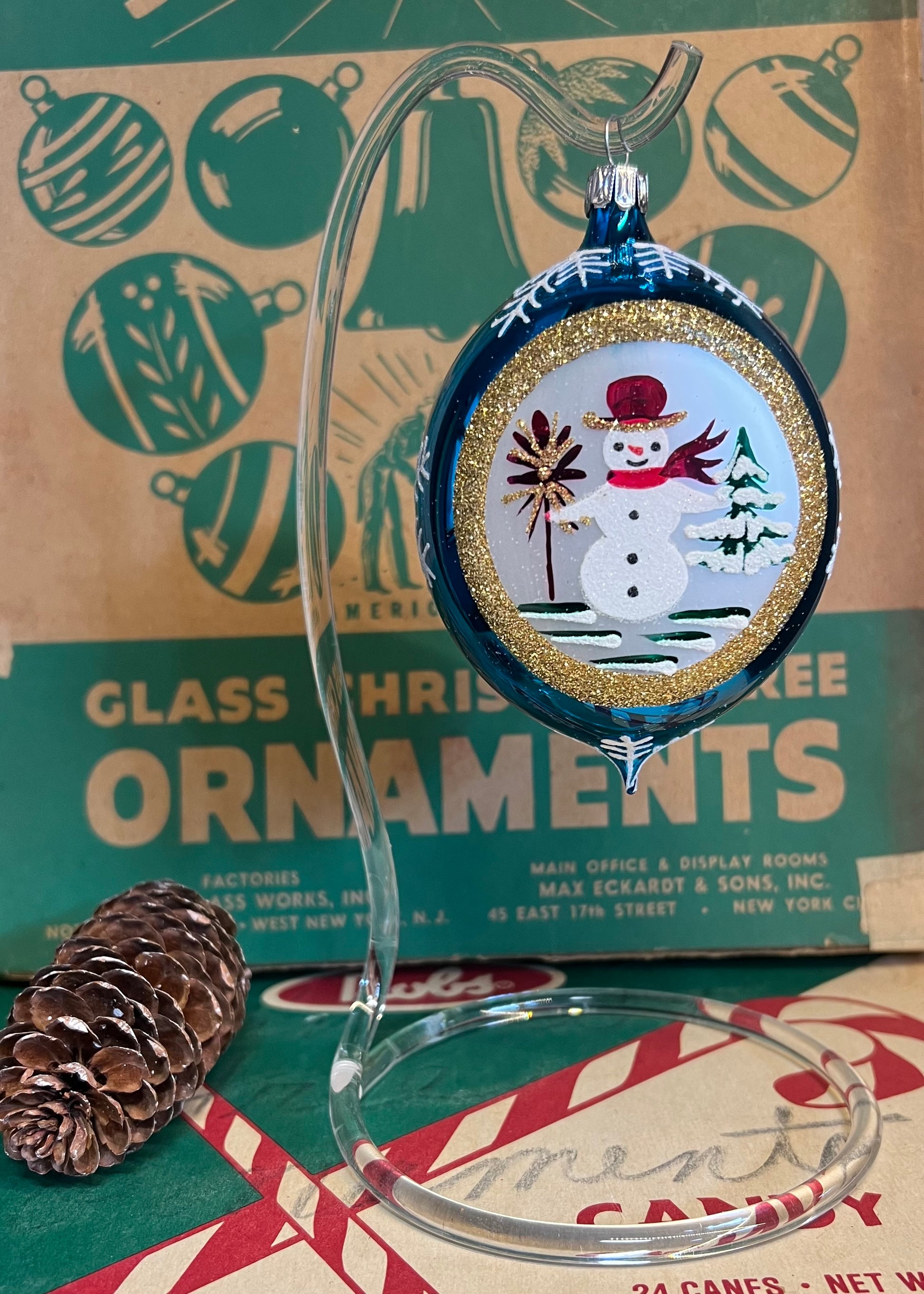 Acrylic Ornament Stand 8” - Christmas Collection