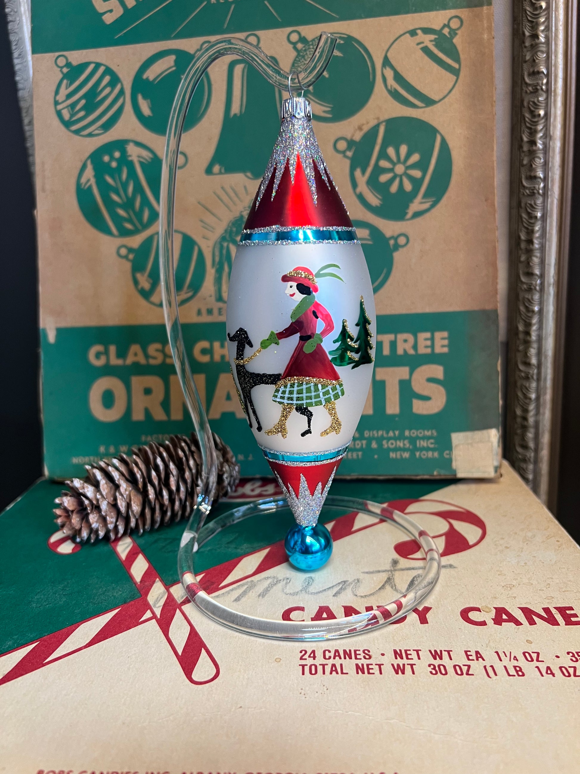Acrylic Ornament Stand 8” - Christmas Collection
