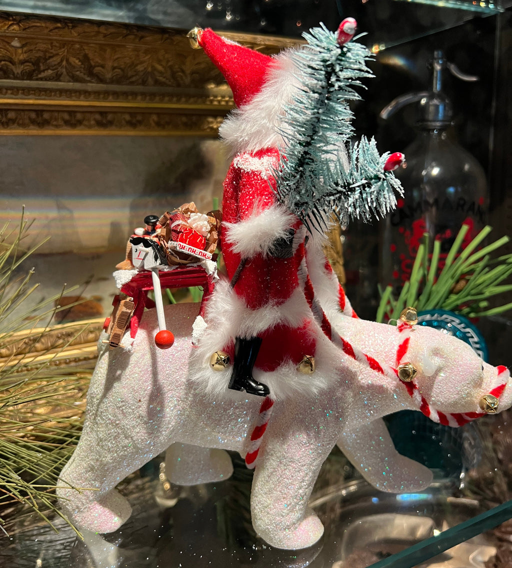One of A Kind “Aurora Claus” Santa made by Timothy De Clue