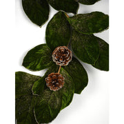 Velvet Magnolia with Pinecones 26” Wreath-TDC Wonderland Christmas Collection