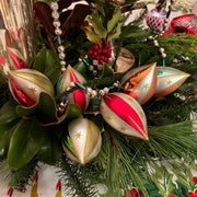 North Star Stripe Ornament Set 6 - De Clue Exclusive Christmas Collection
