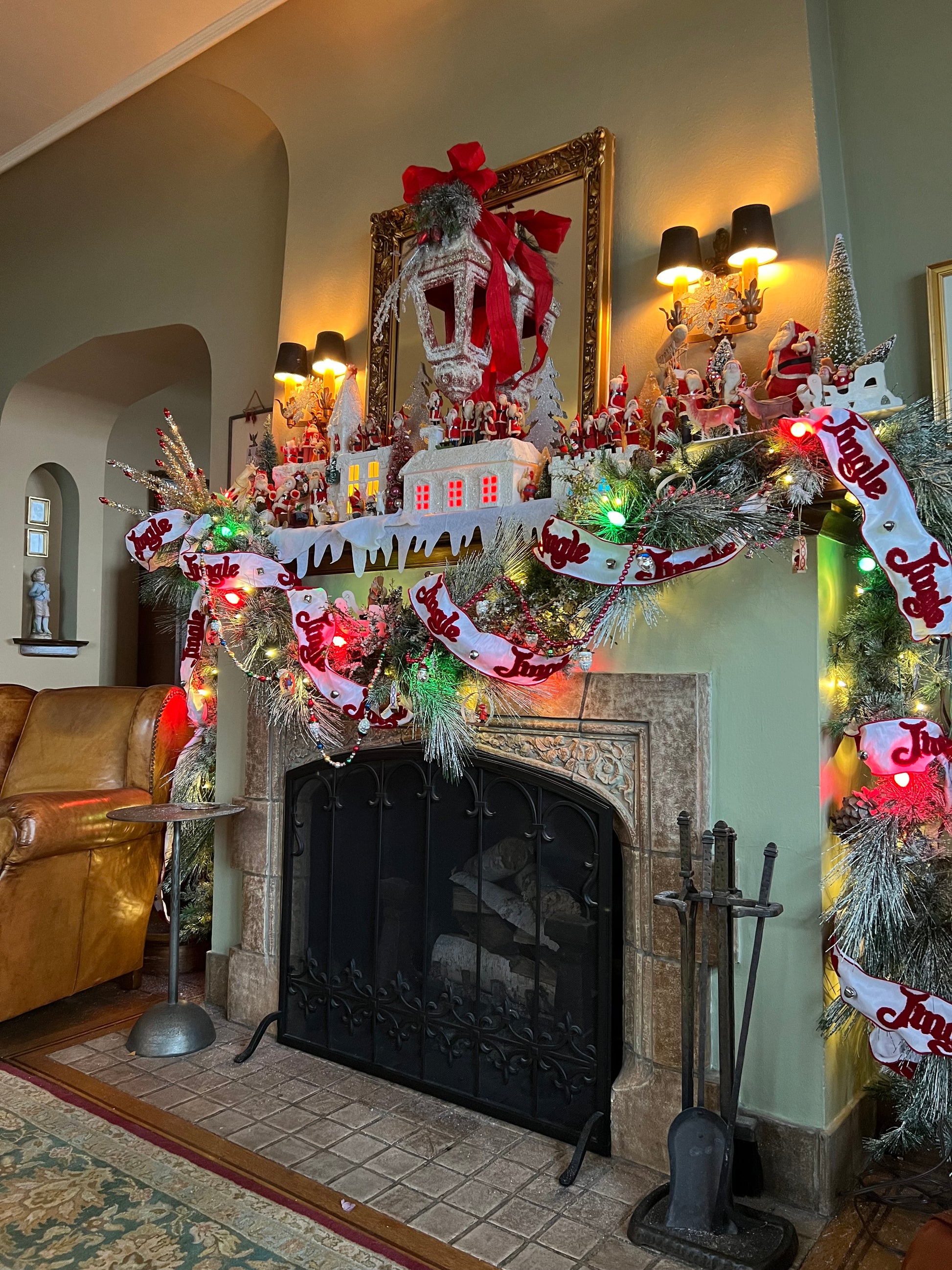 Fabric Icicle Decorations