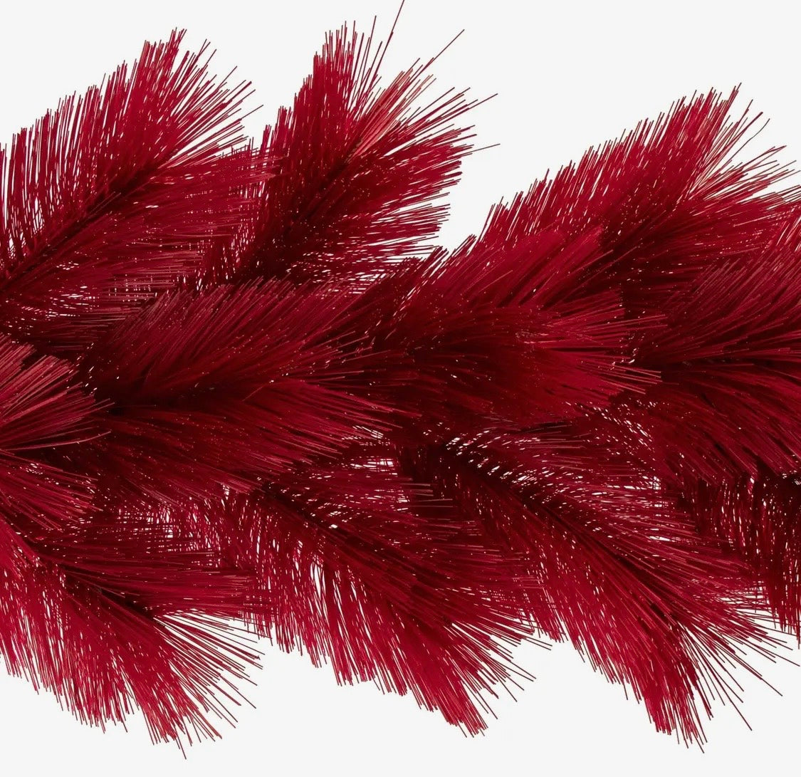 Red Bristle Pine Garland- Christmas Collection