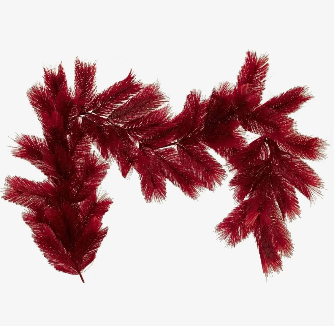 Red Bristle Pine Garland- Christmas Collection