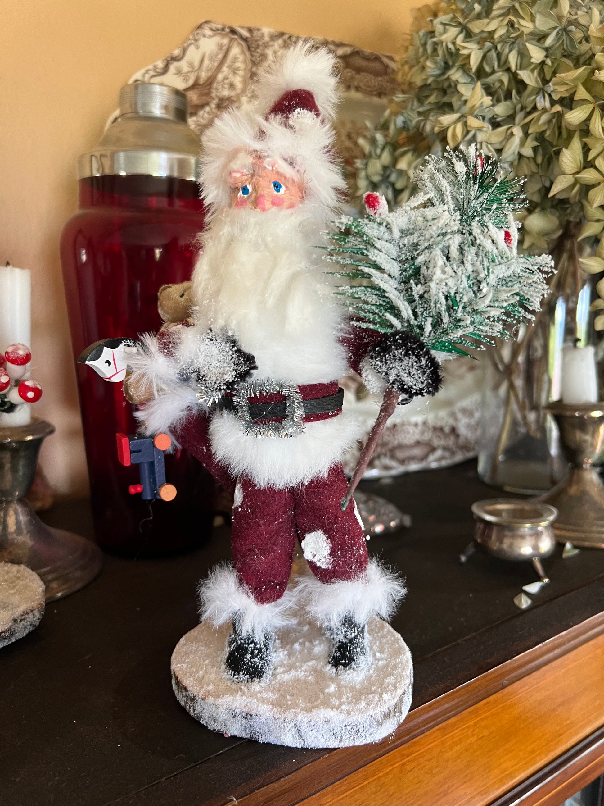 One of A Kind “Gift Bringer” Santa made by Timothy De Clue