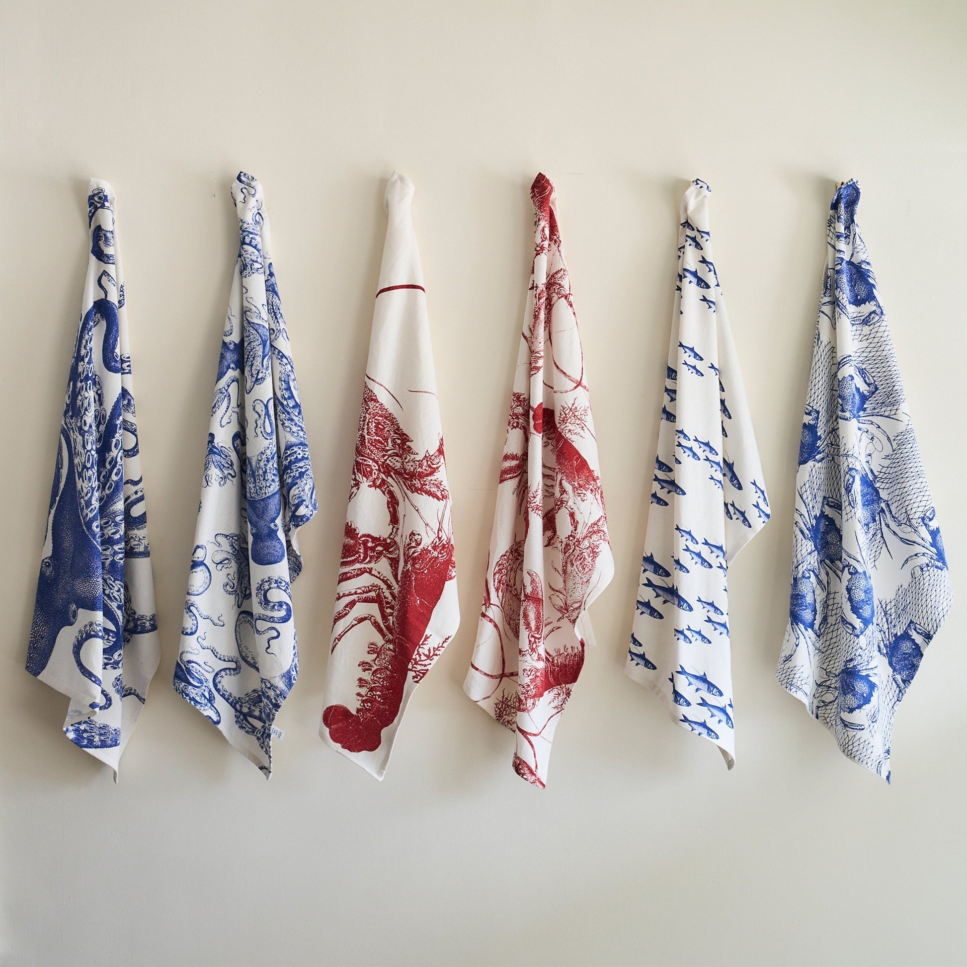 Lobsters Kitchen Towels, Set of 2