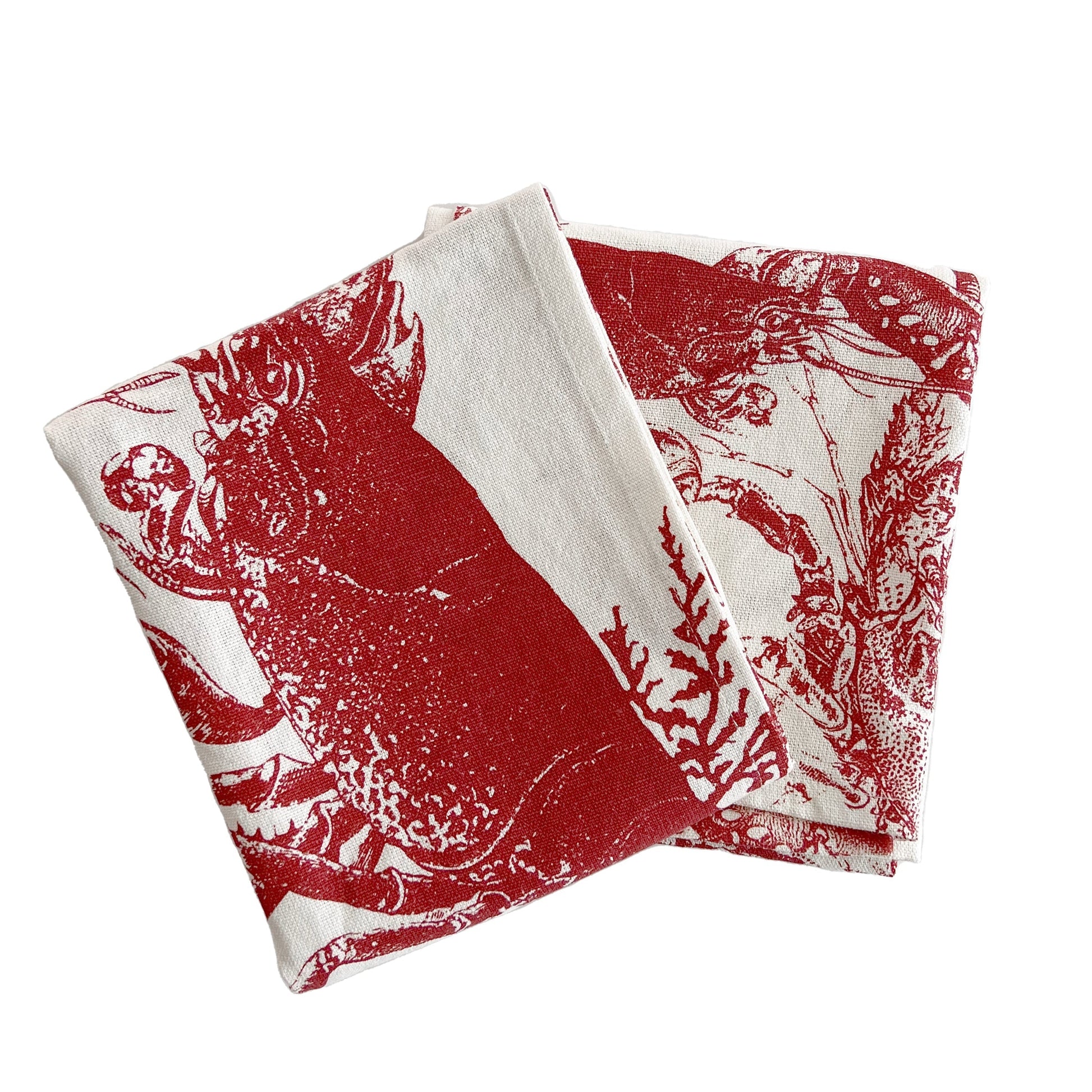 Lobsters Kitchen Towels, Set of 2