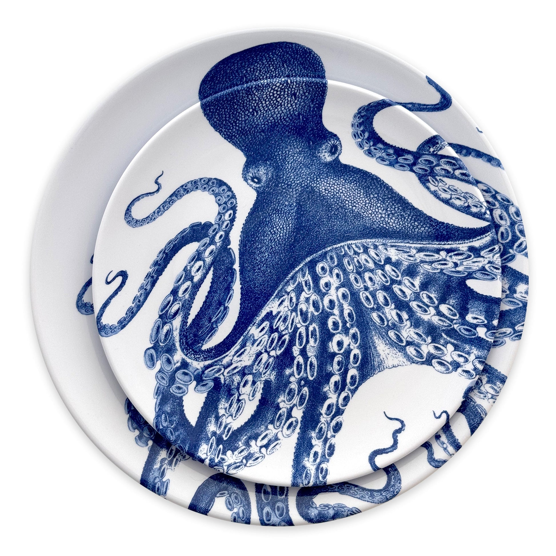 Lucy Melamine Dinner Plates, Set of 4