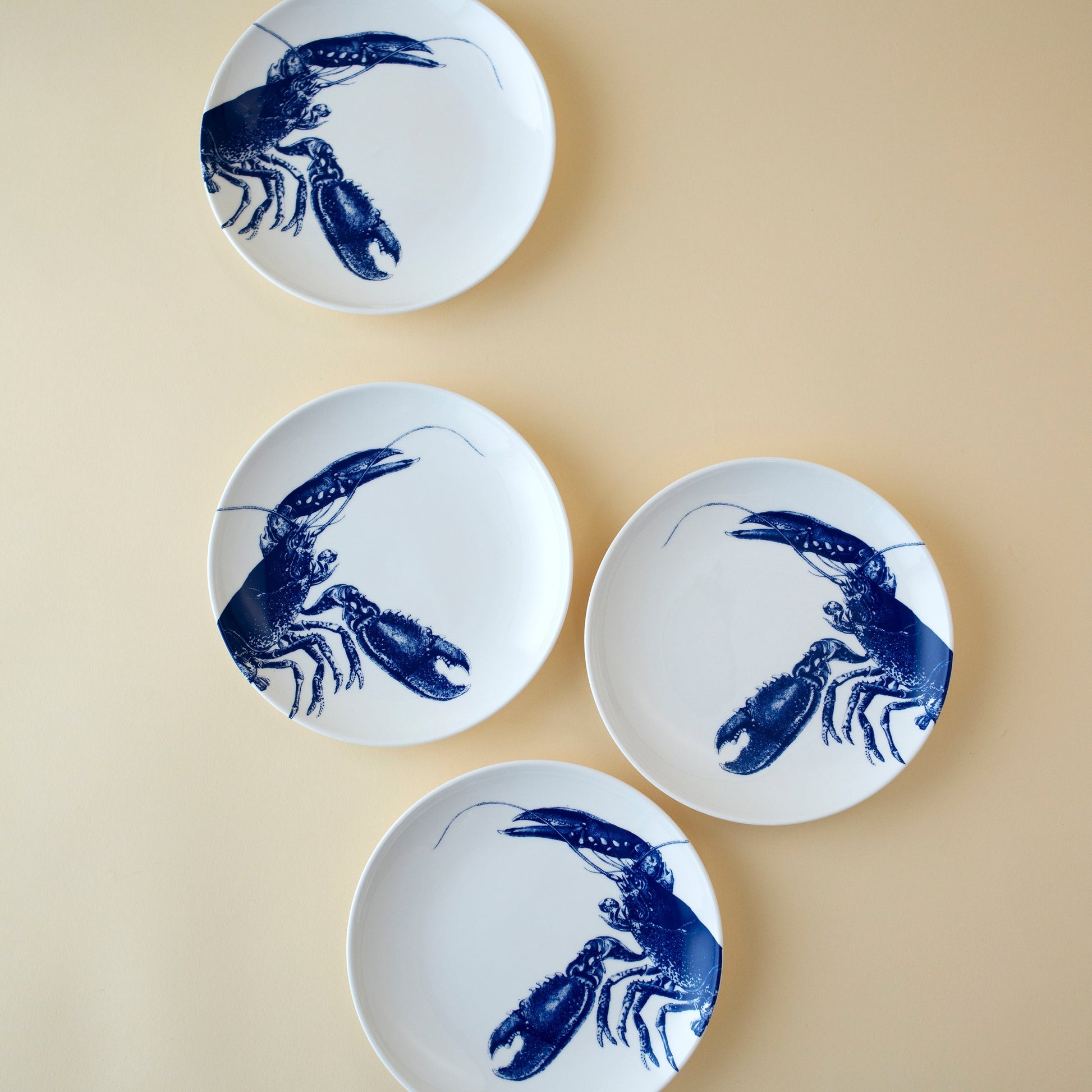 Lobster Small Plates, Set of 4