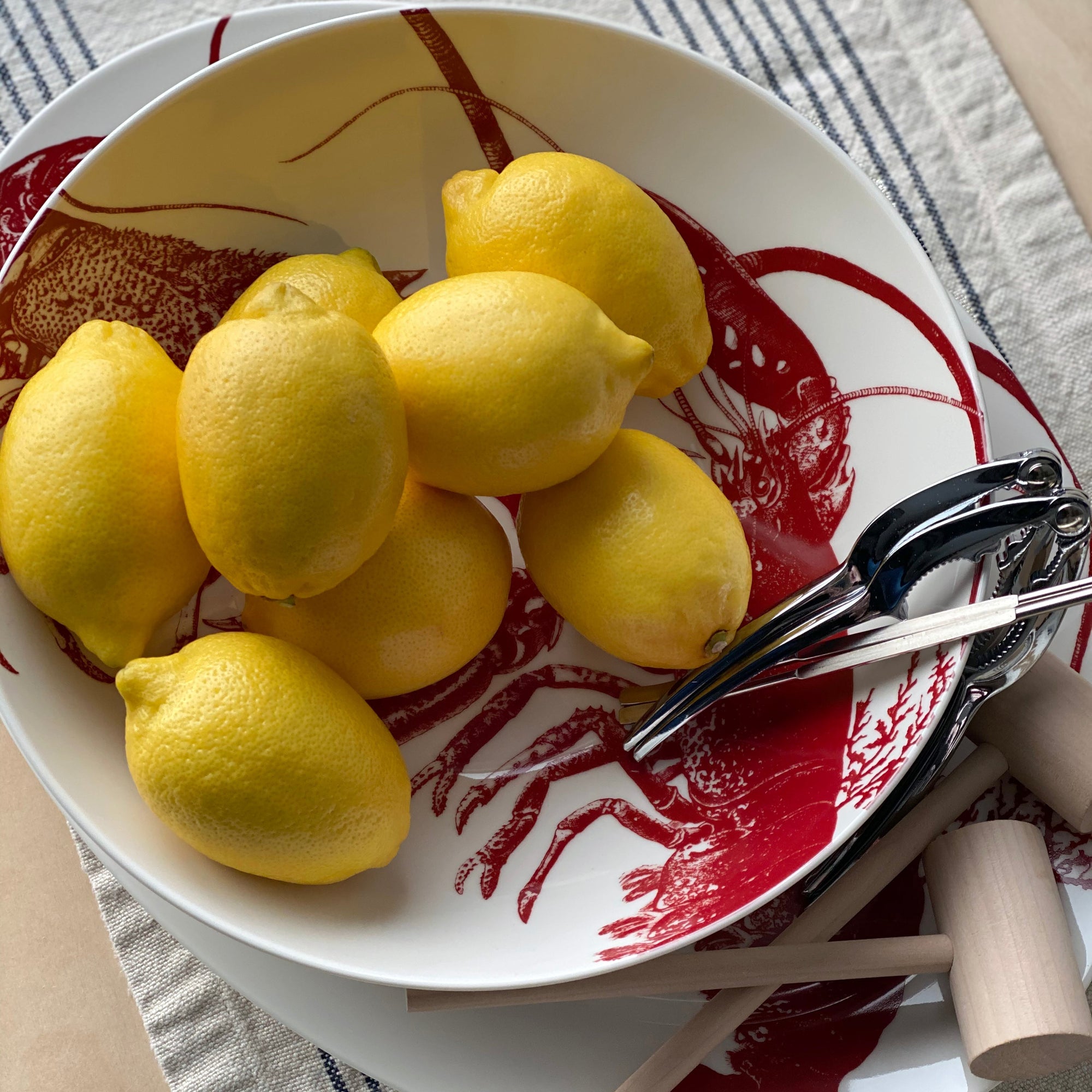 Lobster Wide Serving Bowl