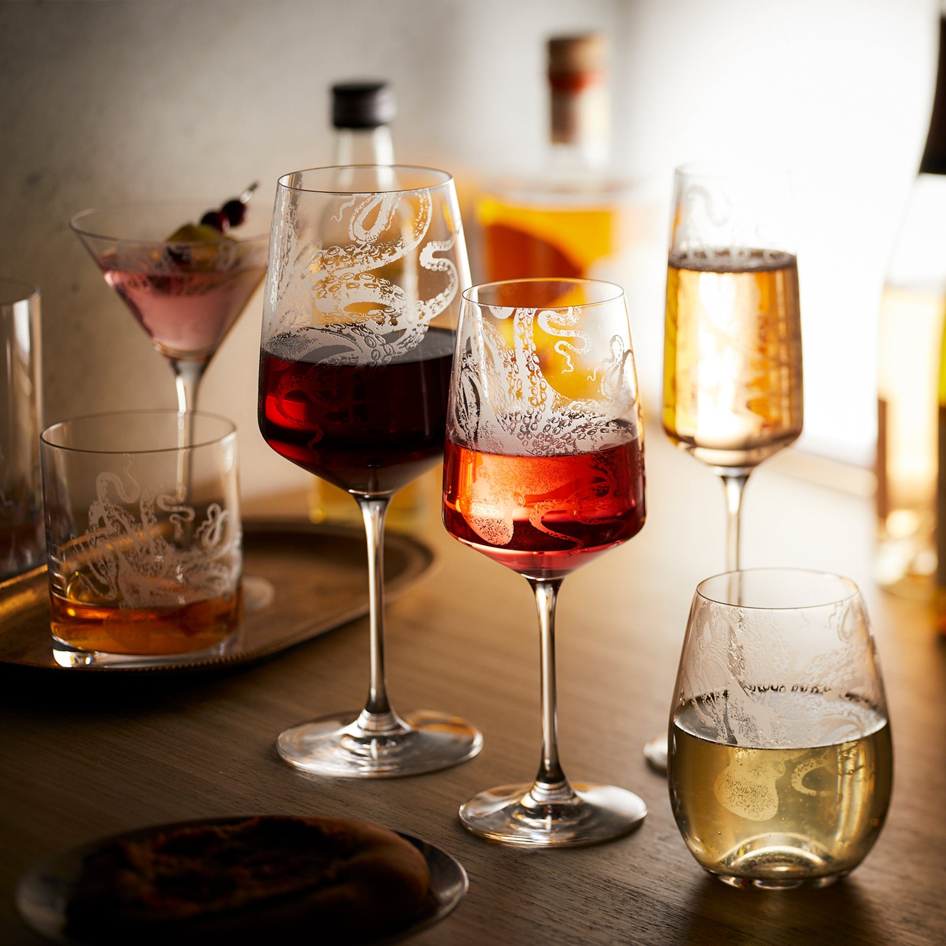 Lucy Red Wine Glasses, Set of 2
