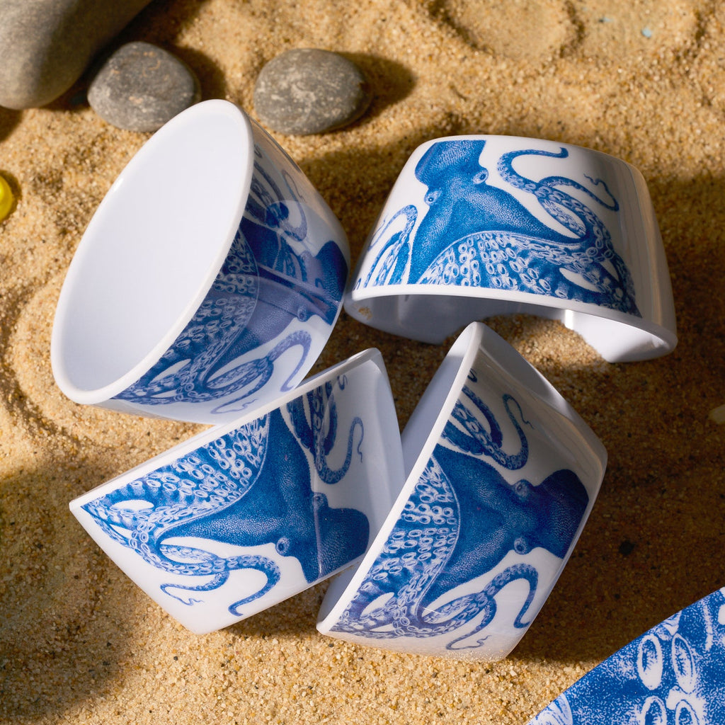 Lucy Melamine Snack Bowls, Set of 4