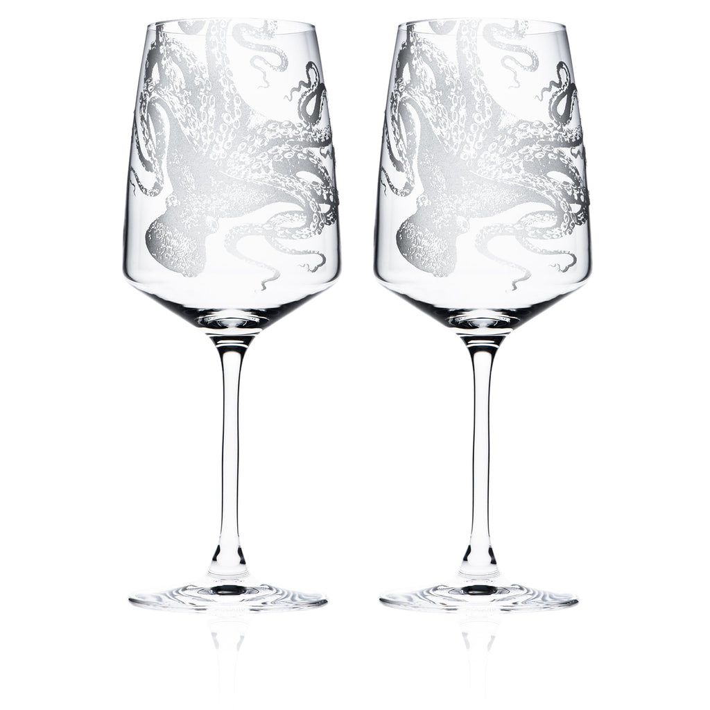 Lucy Red Wine Glasses, Set of 2