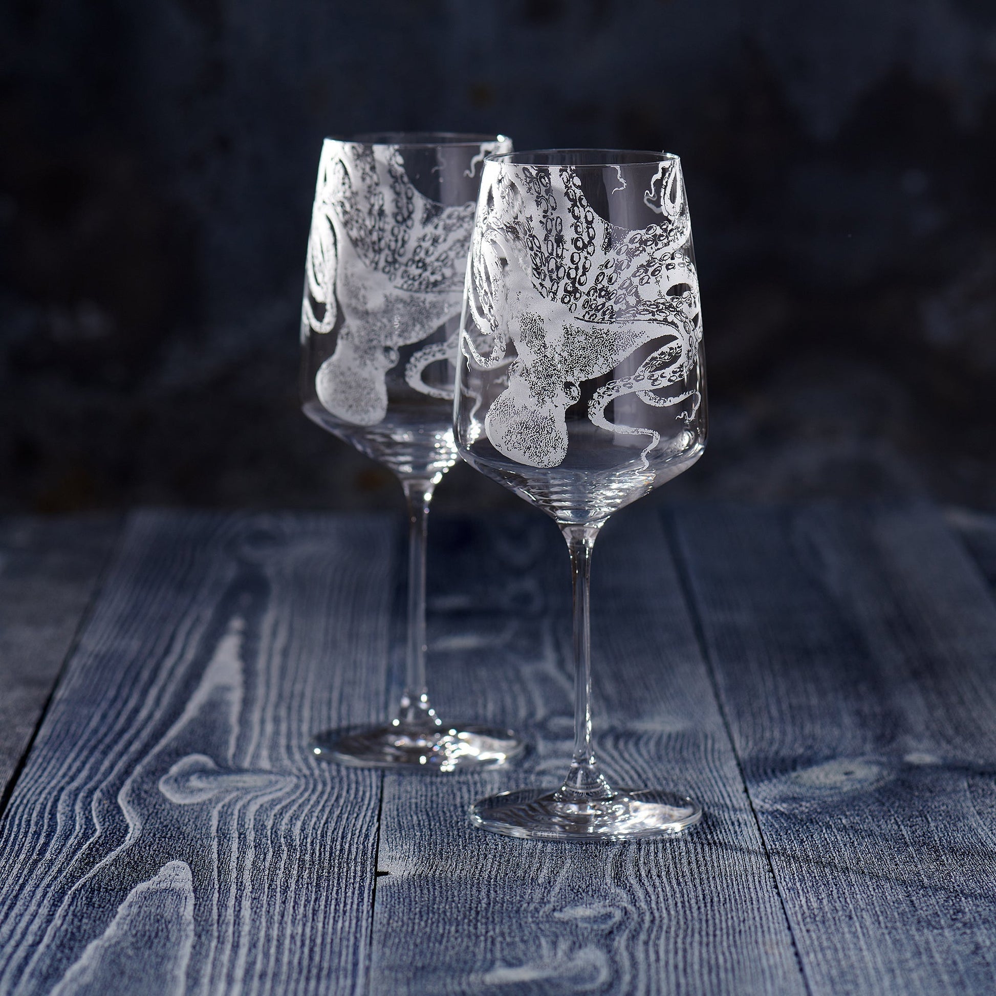 Lucy Red Wine Glasses, Set of 2