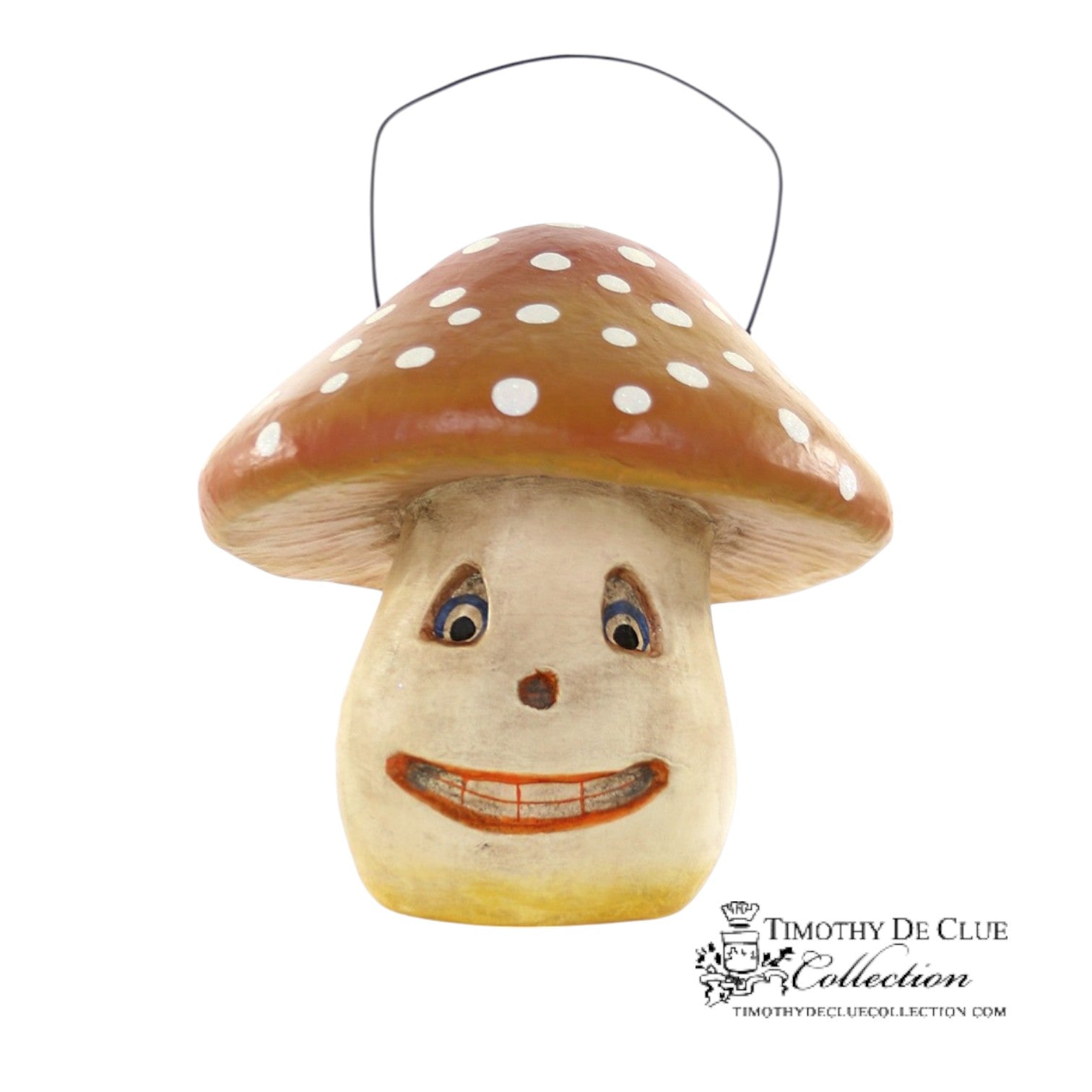 Enchanted Mushroom Candy Bucket | Fall Halloween Decor Vintage Inspired