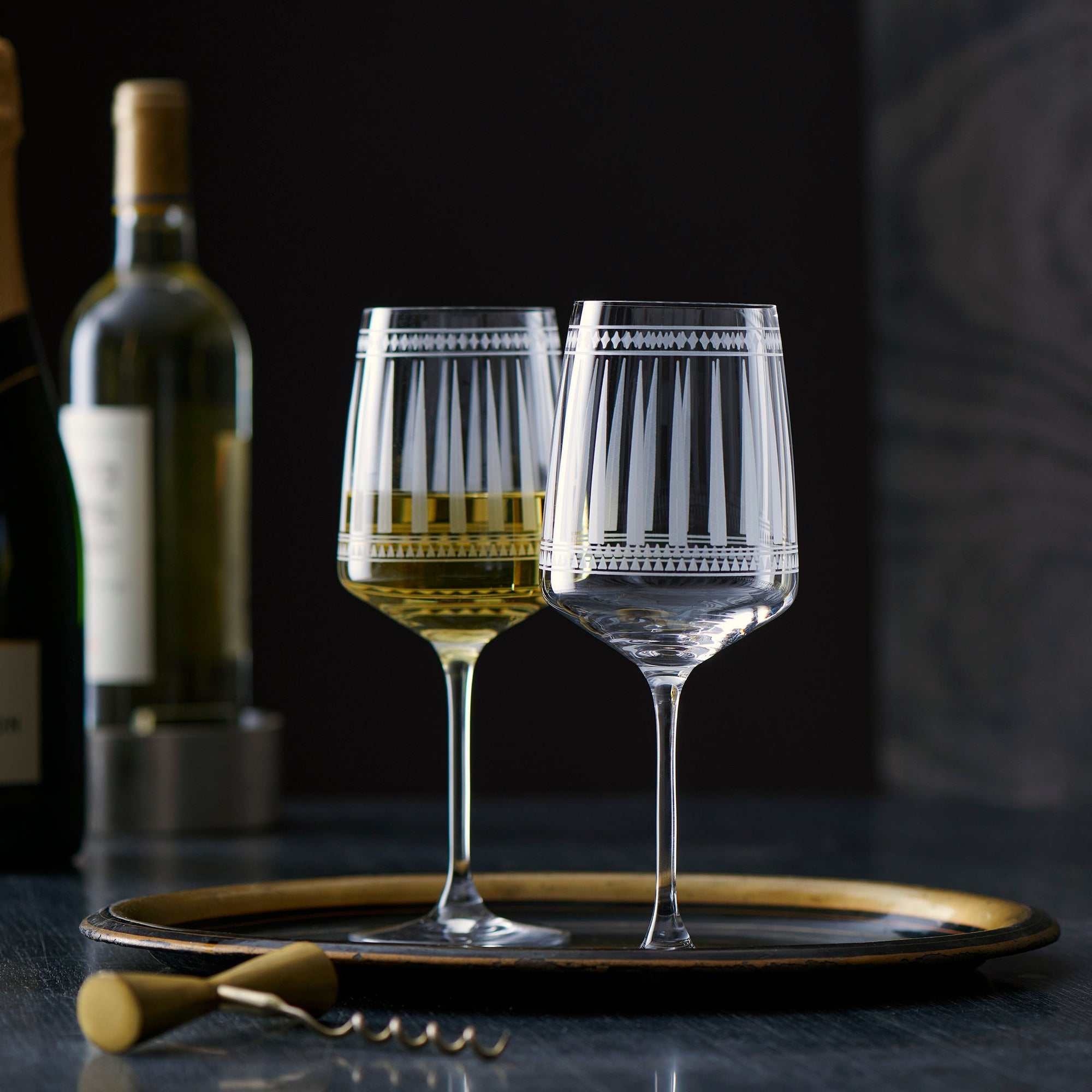 Marrakech White Wine Glasses, Set of 2