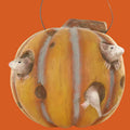 Halloween ZOMBIE Mice in a Pumpkin Decoration