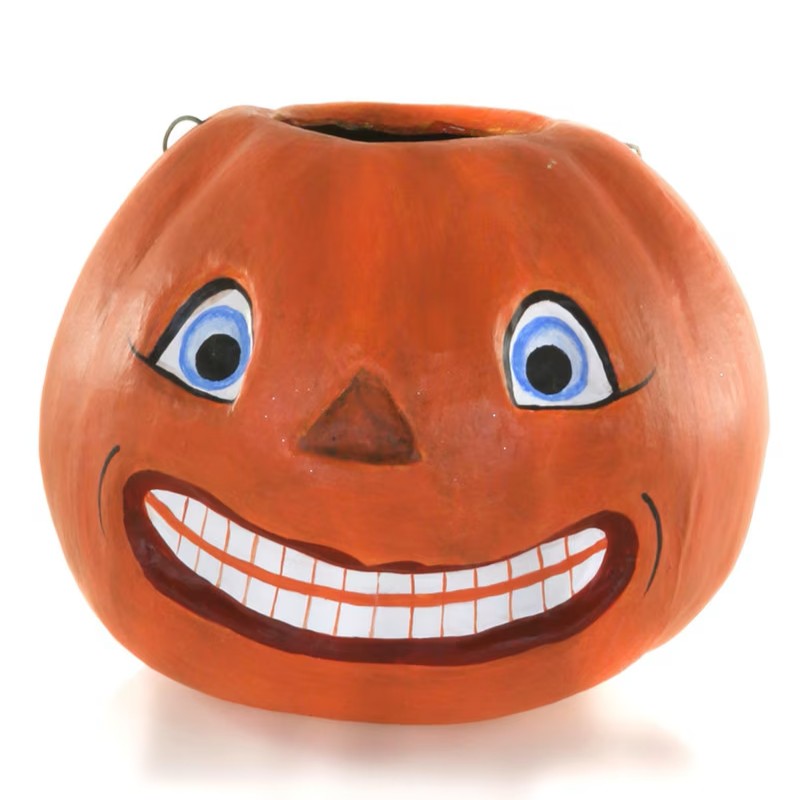 Vintage Jack-O-Lantern Candy Bucket
