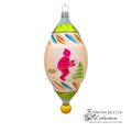 Winter Joy 4.25 in Tear Drop-  Exclusive Christmas Ornament